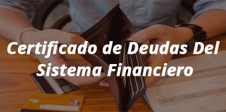obtener certificado de deudas del sistema financiero de chile
